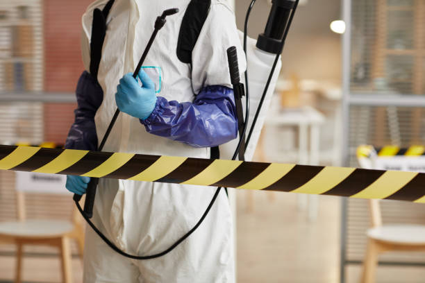 Professional Biohazard Cleanup technician working in Allyn, WA